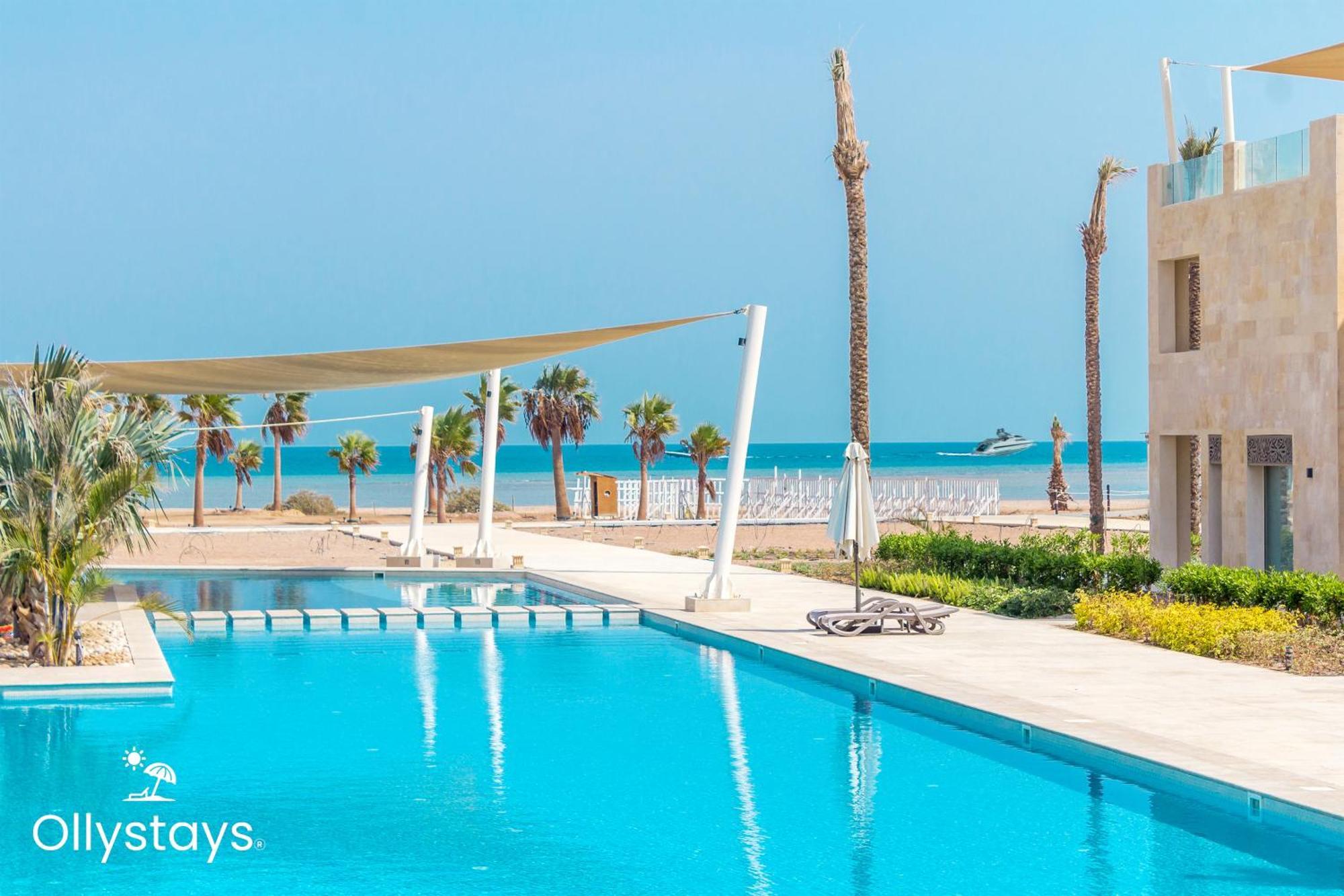 Ollystays Mangroovy Seaview 1Br Beach And Pool Free Access Hurghada Extérieur photo